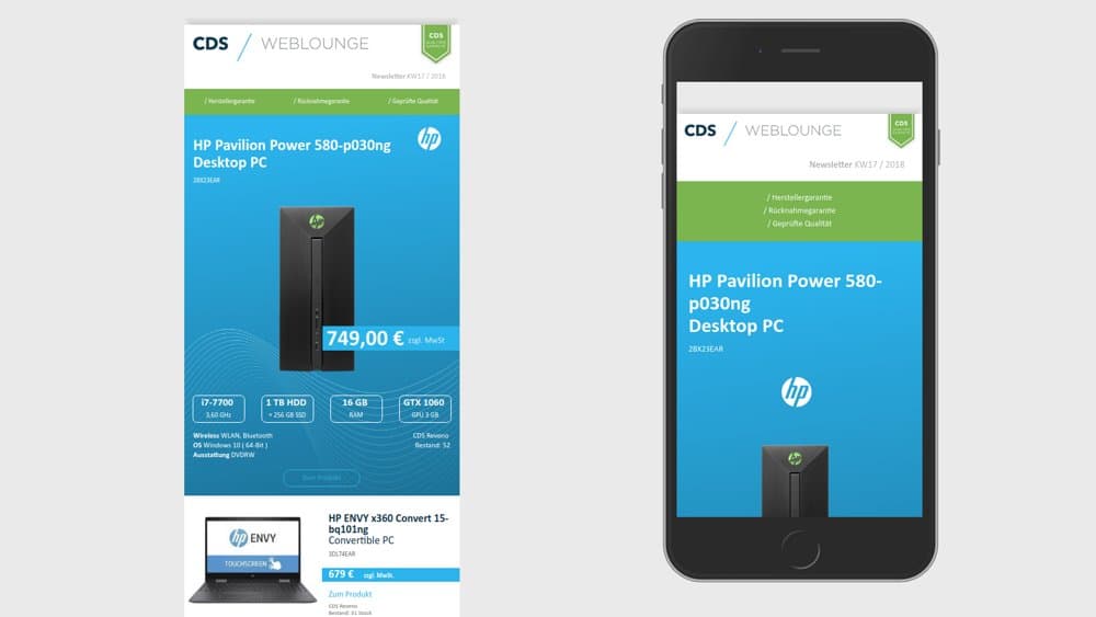 CDS Produktnewsletter