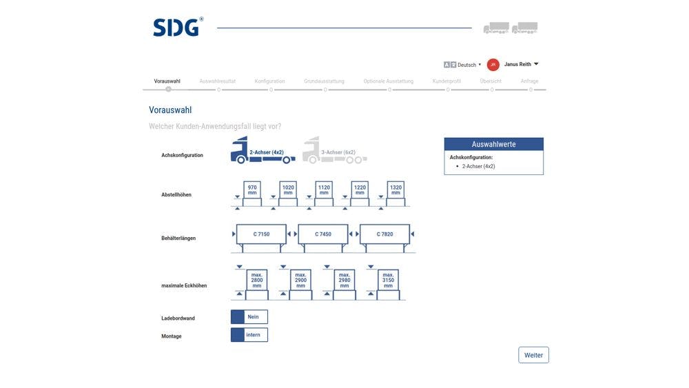 SDG Product Wizard